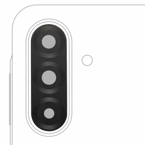 Back Camera Lens (Glass Only) With Adhesive For Samsung Galaxy A17 4G (A175 / 2025) / A17 5G (A176 / 2025) (Premium)