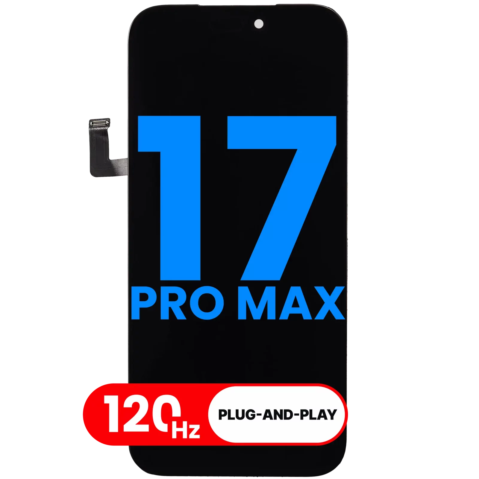 LCD Assembly For iPhone 17 Pro Max (Aftermarket: AQ7 3.0) (120HZ)