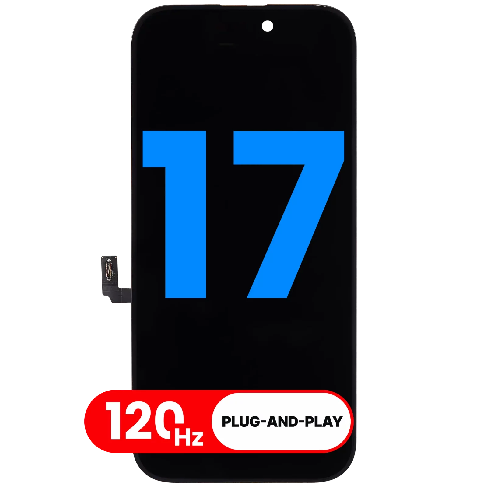 LCD Assembly For iPhone 17 (Aftermarket: AQ7 3.0) (120HZ)