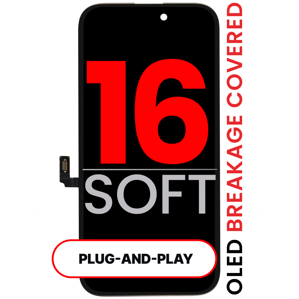OLED Assembly For iPhone 16 (Aftermarket Pro: XO7 3.0 Soft)