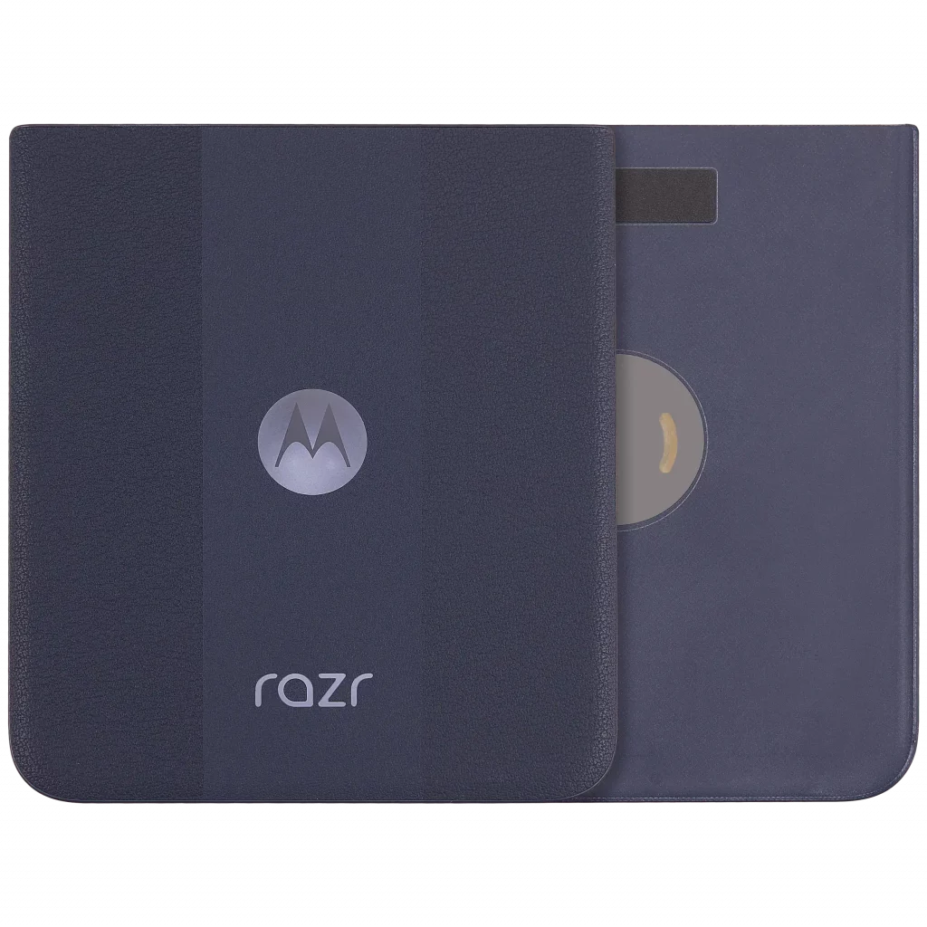 Back Cover Glass For Motorola Razr Plus / Razr 50 Ultra (XT2451 / 2024) / Razr Plus 2025 (XT2557 / 2025) (Premium) (Midnight Blue)