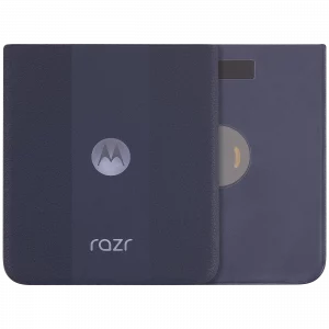 Back Cover Glass For Motorola Razr Plus / Razr 50 Ultra (XT2451 / 2024) / Razr Plus 2025 (XT2557 / 2025) (Premium) (Midnight Blue)