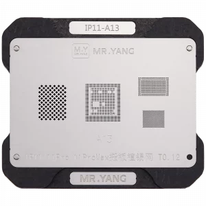 M.Y Board Transfer Reballing Stencil (A13) & Middle Layer Frame Reballing Platform For iPhone 11 / 11 Pro / 11 Pro Max (M.Y)