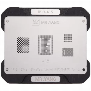 M.Y Board Transfer Reballing Stencil (A15) & Middle Layer Frame Reballing Platform For iPhone 13 Series (M.Y)