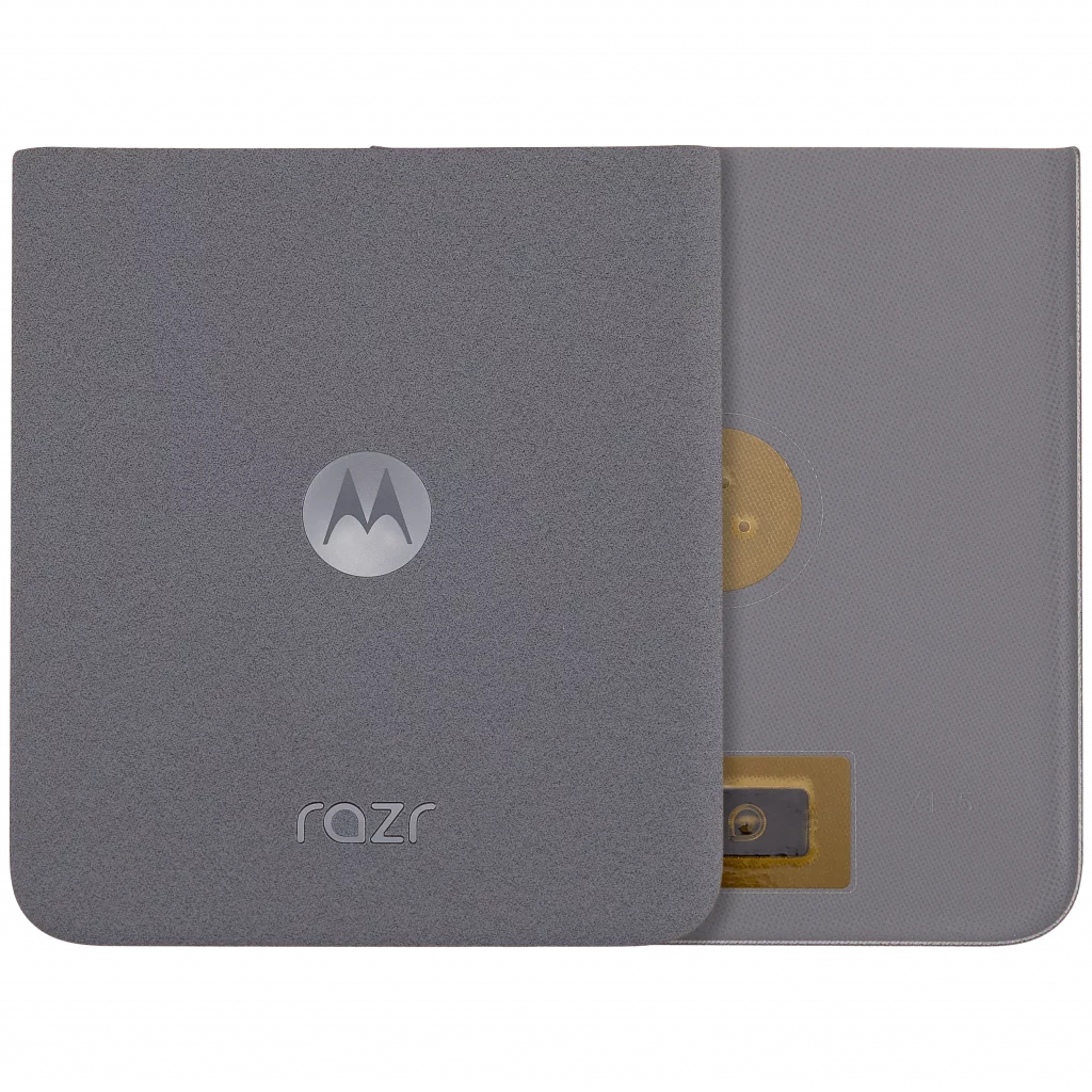 Back Cover Glass For Motorola Razr / Razr 50 (XT2453 / 2024) (Premium) (Koala Grey)