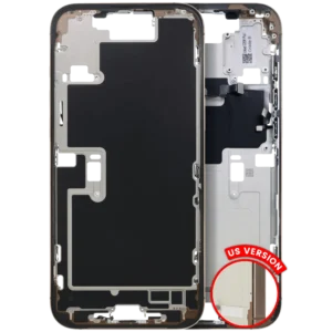 Mid-Frame Housing W/ Small Parts For iPhone 16 Pro Max (US Version) (Used OEM Pull: Grade B) (Desert Titanium)