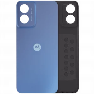 Back Cover Glass For Motorola Moto G Play (XT2413 / 2024) (Premium) (Coronet Blue)