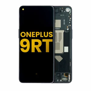 OLED Assembly With Frame For OnePlus 9RT 5G (Refurbished) (Hacker Black)