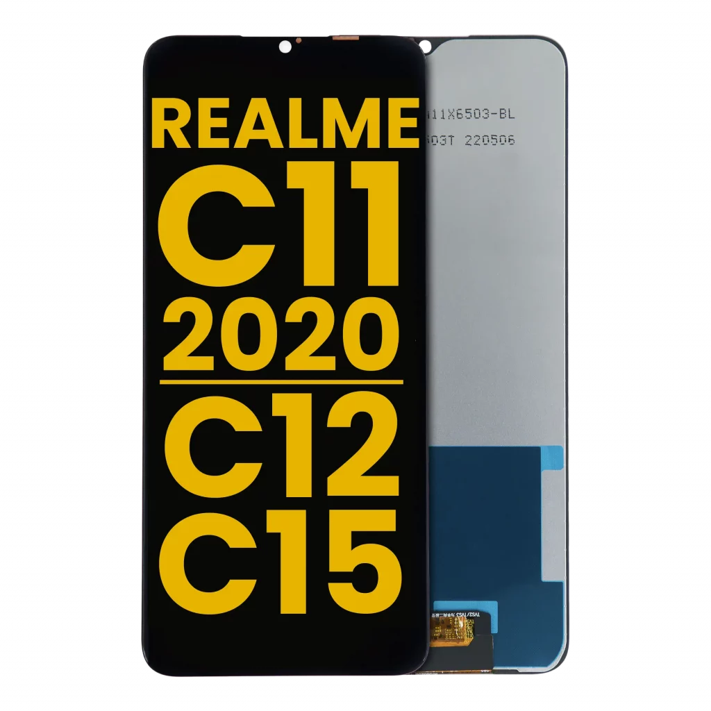 LCD Assembly Without Frame For Realme C11 (2020) / C12 / C15 (Refurbished) (All Colors)