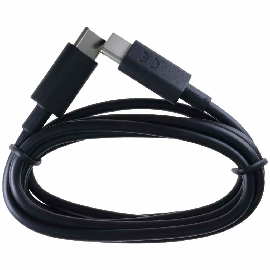 Motorola USB-C to USB-C Charging Cable (1m, 3.3ft) (Bulk, New) (Black)