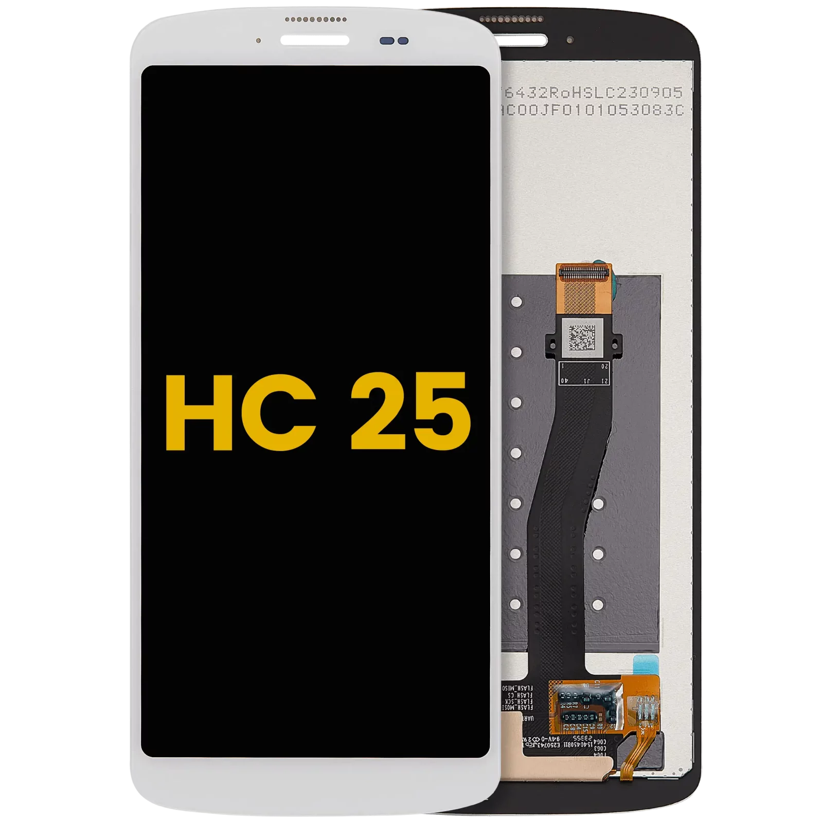 LCD Assembly Without Frame For Zebra HC-25 (Refurbished) (White)