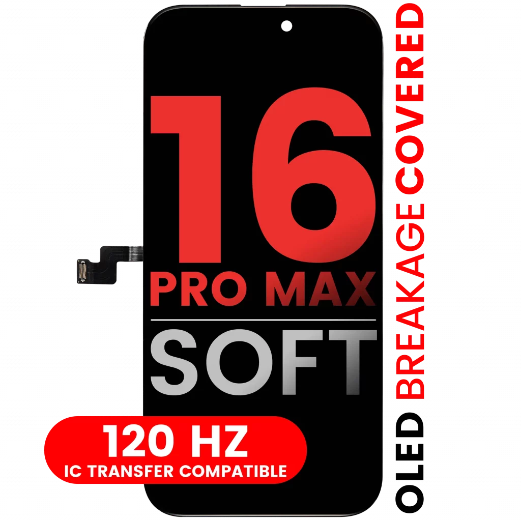 OLED Assembly For iPhone 16 Pro Max (Aftermarket Pro: XO7 Soft) (120HZ)