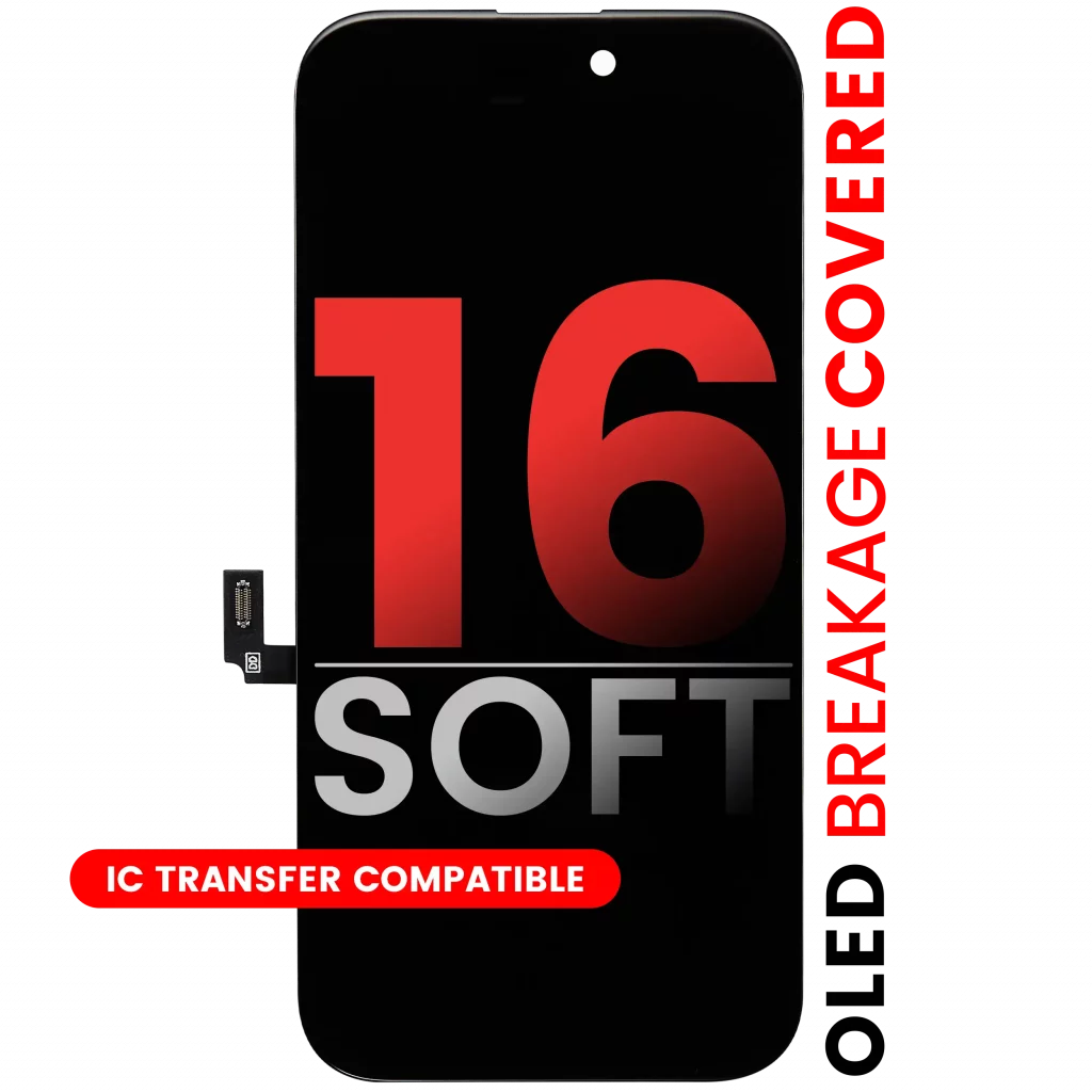 OLED Assembly For iPhone 16 (Aftermarket Pro: XO7 Soft)