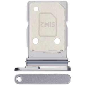 Dual Sim Card Tray For Samsung Galaxy S26 Ultra (S948) (Silver Shadow)