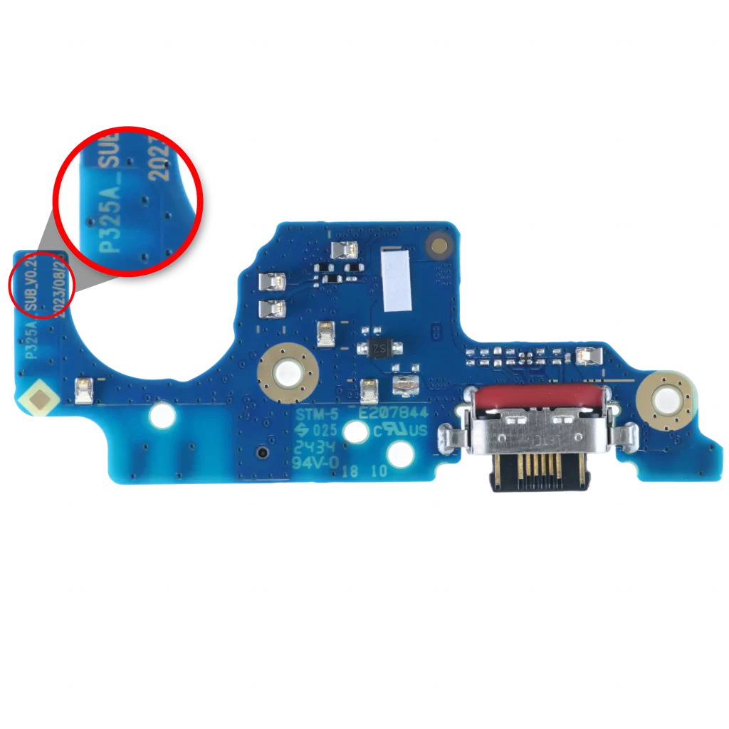 Charging Port Board For Motorola Moto G24 (XT2423 / 2024) (Genuine OEM)