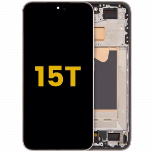OLED Assembly With Frame For Xiaomi 15T (Refurbished) (Rose Gold)