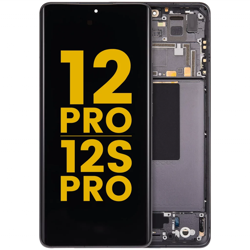 OLED Assembly With Frame For Xiaomi 12 Pro / 12S Pro (Refurbished) (Gray)