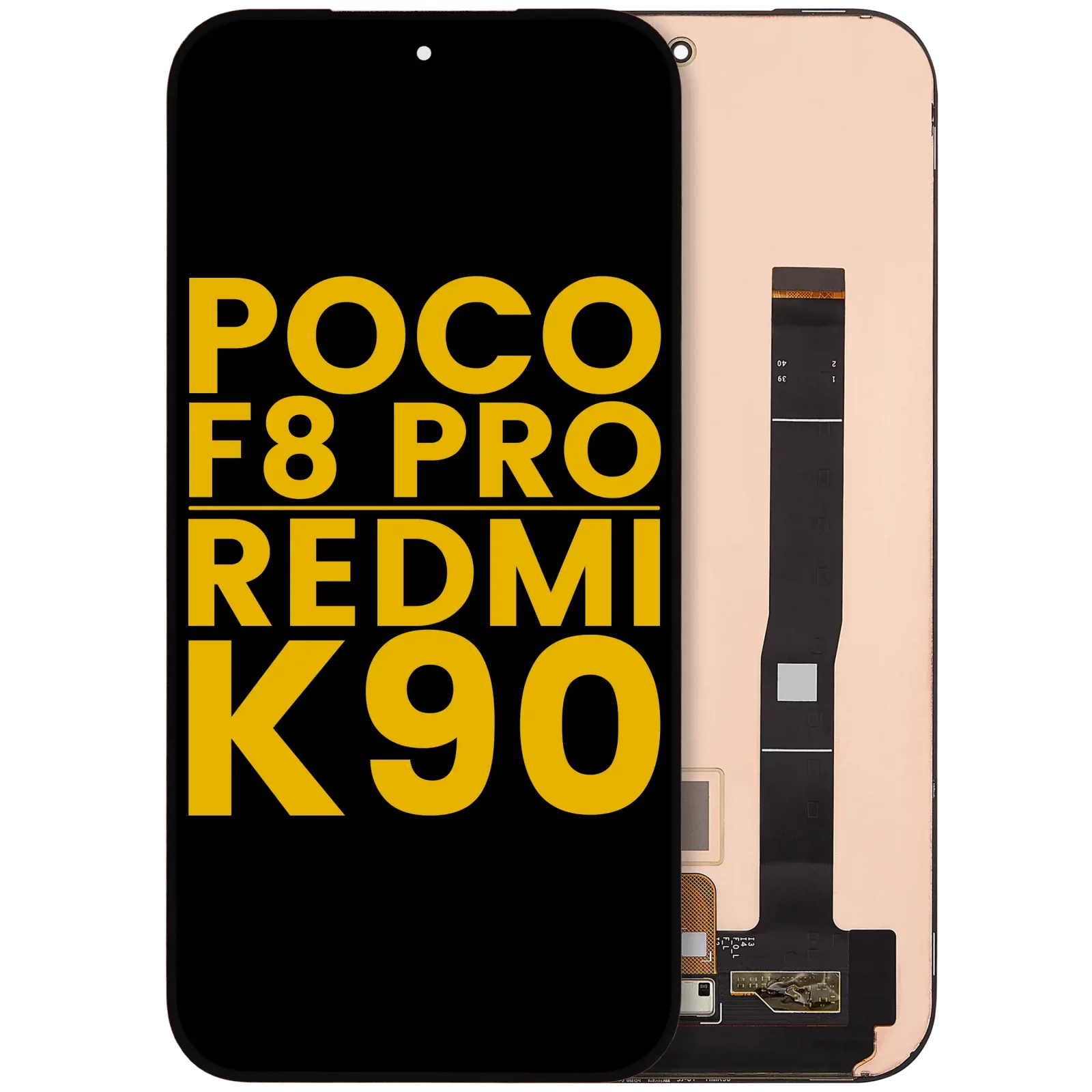 OLED Assembly Without Frame For Xiaomi Poco F8 Pro / Redmi K90 (Refurbished) (All Colors)