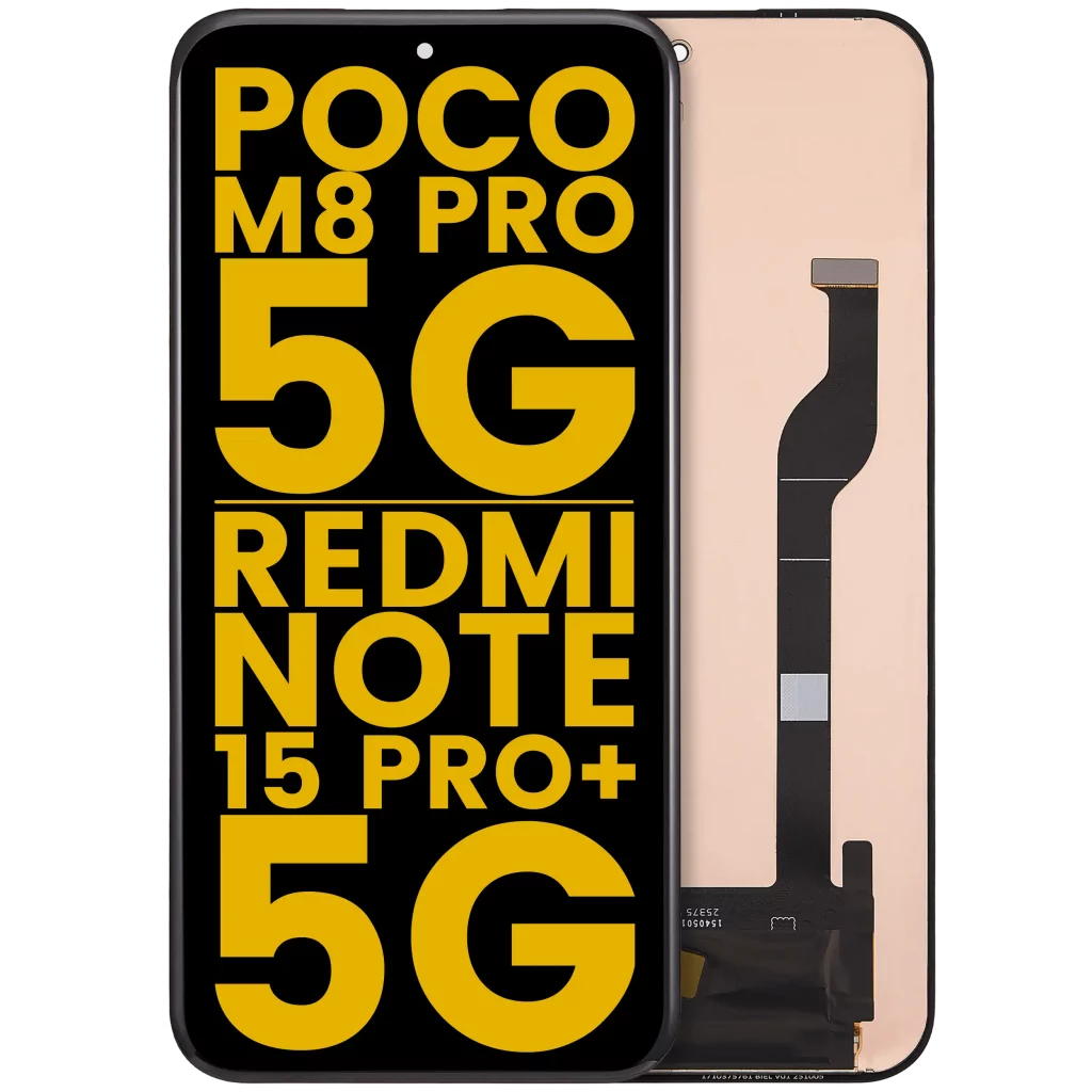 OLED Assembly Without Frame For Xiaomi Poco M8 Pro 5G / Redmi Note 15 Pro Plus 5G (Refurbished) (All Colors)