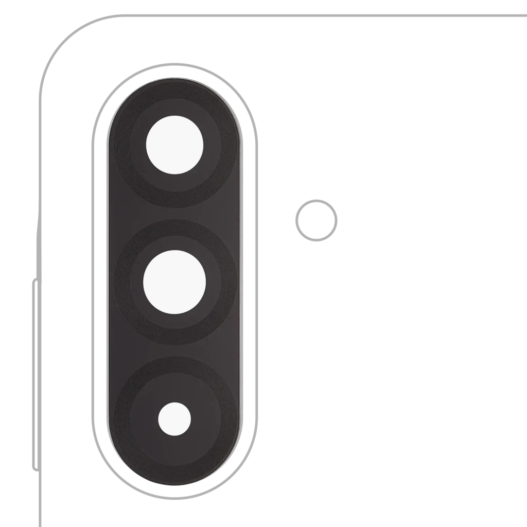 Back Camera Lens (Glass Only) With Adhesive For Samsung Galaxy A36 5G (A366 / 2025)