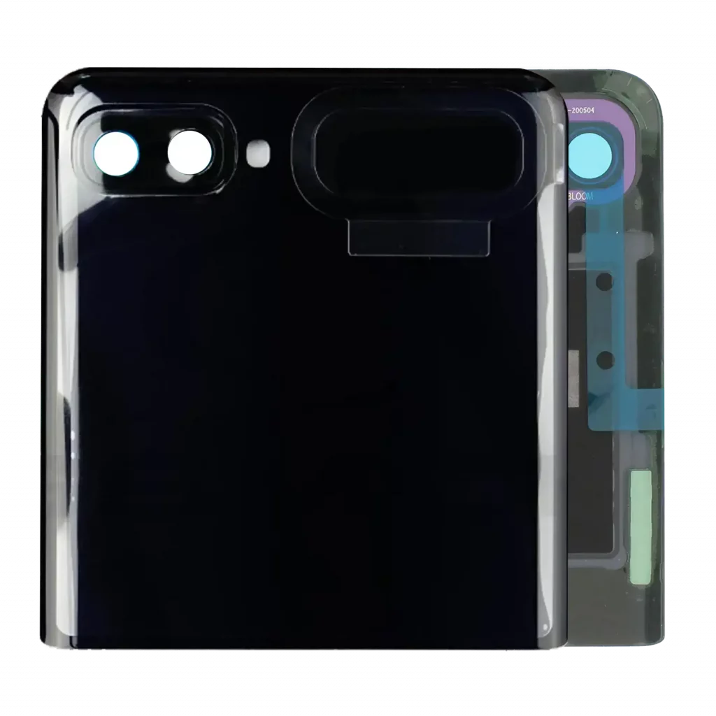Outer OLED Assembly With Frame For Samsung Galaxy Z Flip 4G (F700) / Z Flip 5G (F707) (Service Pack) (Mirror Black)