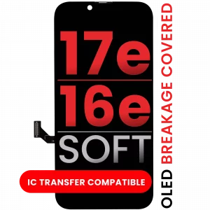 OLED Assembly Compatible For iPhone 17e / 16e (Aftermarket Pro: XO7 Soft)