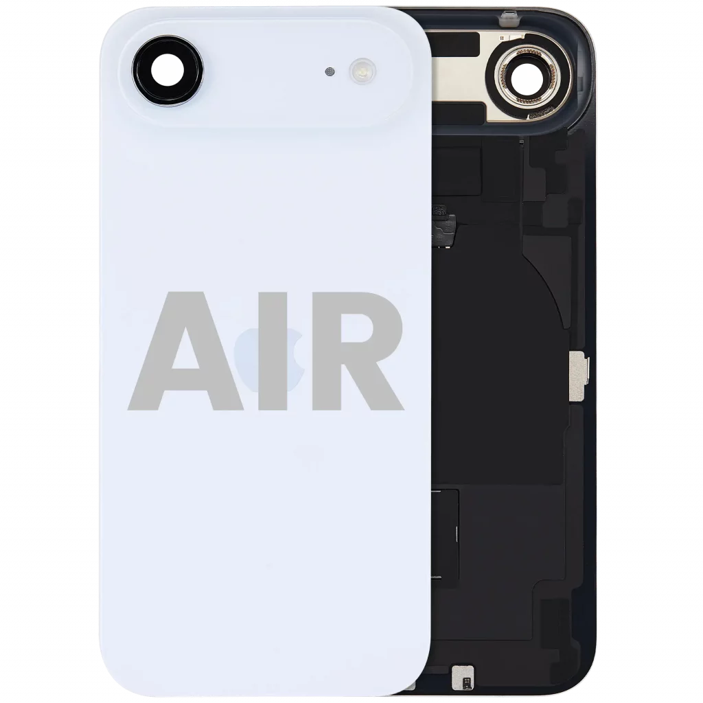 Back Glass w/ MagSafe Magnet & NFC & Flashlight Flex For iPhone Air (Used OEM Pull: Grade A) (Sky Blue)