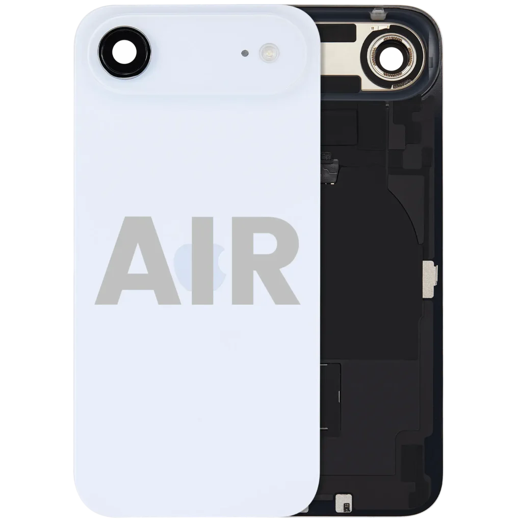 Back Glass w/ MagSafe Magnet & NFC & Flashlight Flex For iPhone Air (Used OEM Pull: Grade B) (Sky Blue)