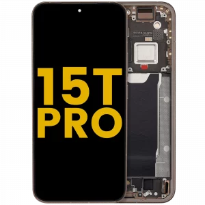 OLED Assembly With Frame For Xiaomi 15T Pro (Refurbished) (Mocha Gold)