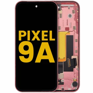 OLED Assembly With Frame (With Fingerprint Sensor ) For Google Pixel 9A (Refurbished) (Peony)