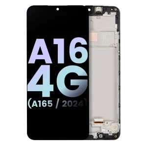 OLED Assembly With Frame For Samsung Galaxy A16 4G (A165 / 2024) (Service Pack) (All Colors)