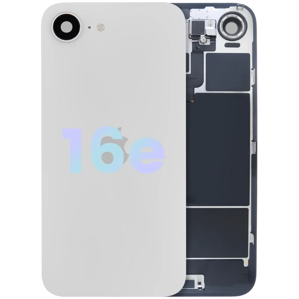Back Glass For iPhone 16e (Service Pack) (White)