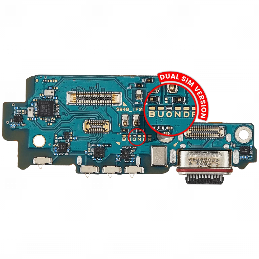Charging Port Board With Sim Card Reader For Samsung Galaxy S26 Ultra (S948O) (Dual Card Version) (Premium)