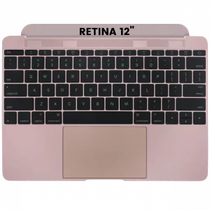 Top Case with Keyboard (ANSI US) For MacBook 12" A1534 (2016-2017) (Used OEM Pull: Grade A) (Rose Gold)
