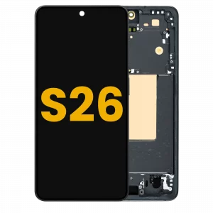 OLED Assembly With Frame For Samsung Galaxy S26 5G (US & International) (Refurbished) (Black)