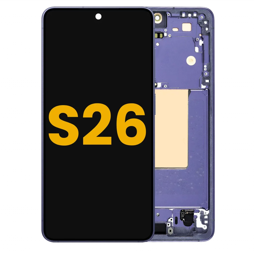 OLED Assembly With Frame For Samsung Galaxy S26 5G (US & International) (Refurbished) (Cobalt Violet)