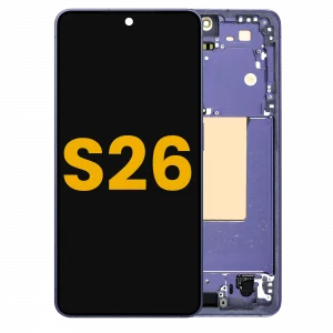 OLED Assembly With Frame For Samsung Galaxy S26 5G (US & International) (Refurbished) (Cobalt Violet)