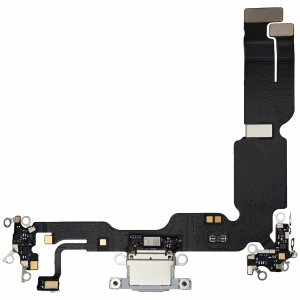 Charging Port Flex Cable For iPhone 15 Plus (Used OEM Pull) (Blue)