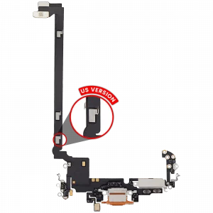 Charging Port Flex Cable For iPhone 17 Pro Max (Used OEM Pull) (US Version) (Cosmic Orange)