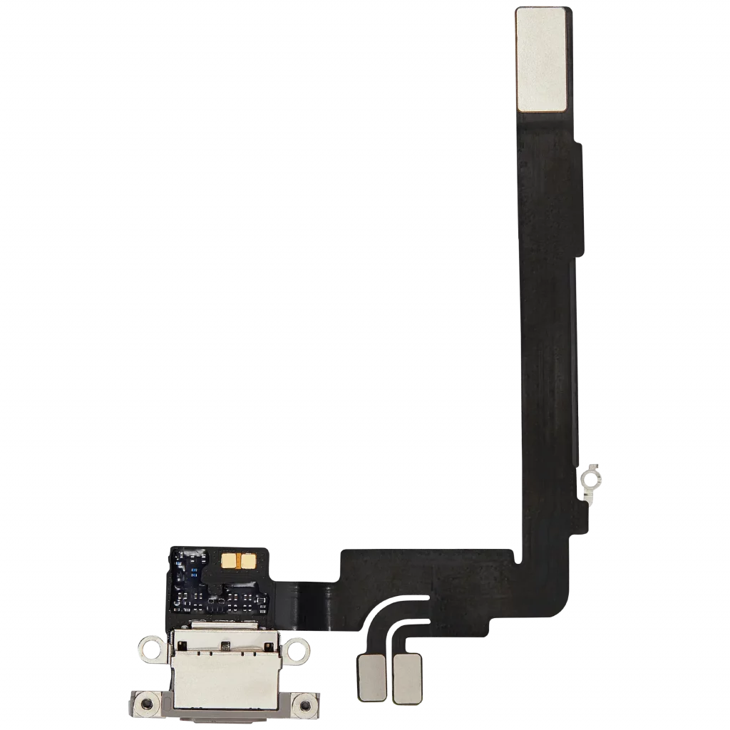 Charging Port Flex Cable For iPhone 16 Pro Max (Used OEM Pull) (Natural Titanium)