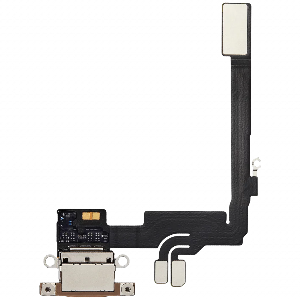 Charging Port Flex Cable For iPhone 16 Pro (Used OEM Pull) (Desert Titanium)