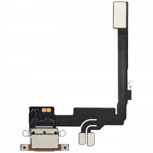 Charging Port Flex Cable For iPhone 16 Pro (Used OEM Pull) (Desert Titanium)
