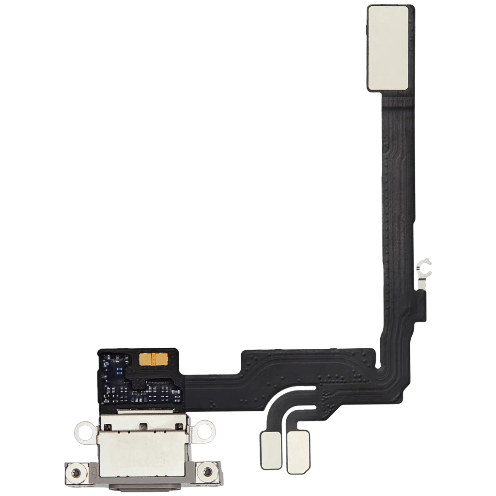 Charging Port Flex Cable For iPhone 16 Pro (Used OEM Pull) (Natural Titanium)