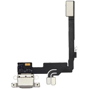 Charging Port Flex Cable For iPhone 16 Pro (Used OEM Pull) (Natural Titanium)