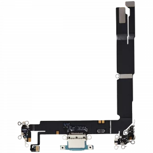Charging Port Flex Cable For iPhone 16 Plus (Used OEM Pull) (Teal)