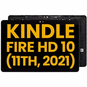 LCD Assembly With Frame For Amazon Kindle Fire HD 10 (11th Gen, 2021) (Refurbished) (All Colors)