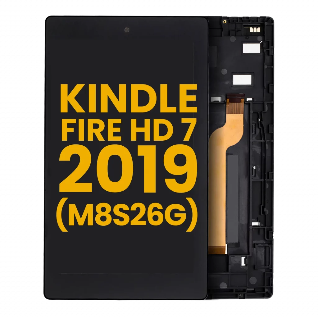 LCD Assembly With Frame For Amazon Kindle Fire HD 7 2019 (M8S26G) (Refurbished) (All Colors)