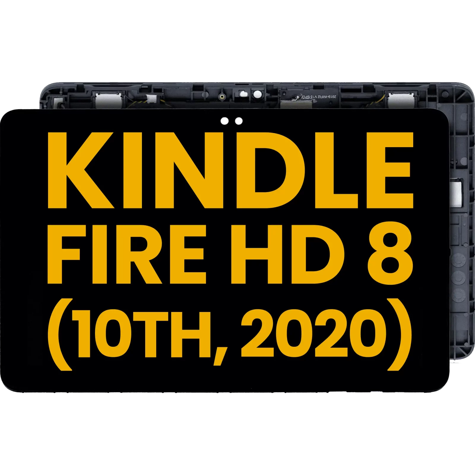 LCD Assembly With Frame For Amazon Kindle Fire HD 8 (10th Gen, 2020) (Refurbished) (All Colors)