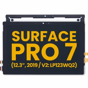 LCD Assembly With Digitizer For Microsoft Surface Pro 7 (Extension Cable Included) (1866 / Version 2: LP123WQ2) (Refurbished)