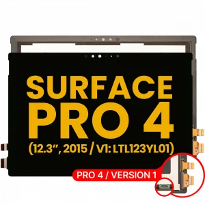 LCD Assembly With Digitizer For Microsoft Surface Pro 4 (Version 1) (1724 / Samsung LCD Version: V1.0 / LTL123YL01) (Refurbished)